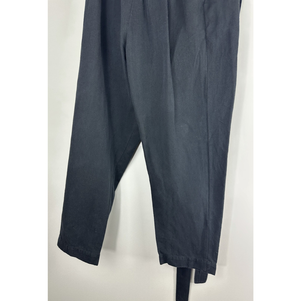 Apiece Apart Isa Wrap Pant Linen Cotton Blend Tie Waist Relaxed Trouser Size 4 - Picture 3 of 16